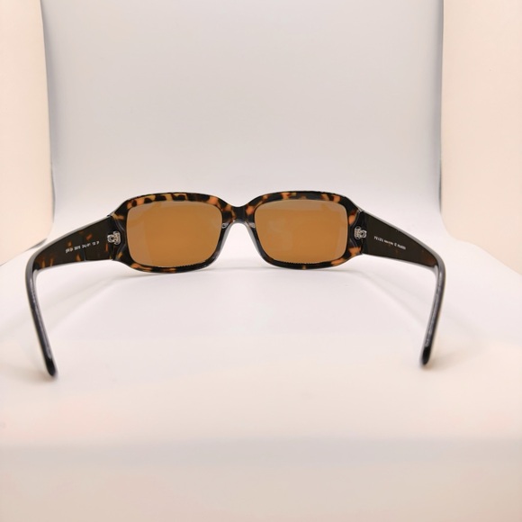 Prada Havana Brown Tortoise Shell Polarized Sunglasses with gold lenses - EUC - Picture 5 of 10